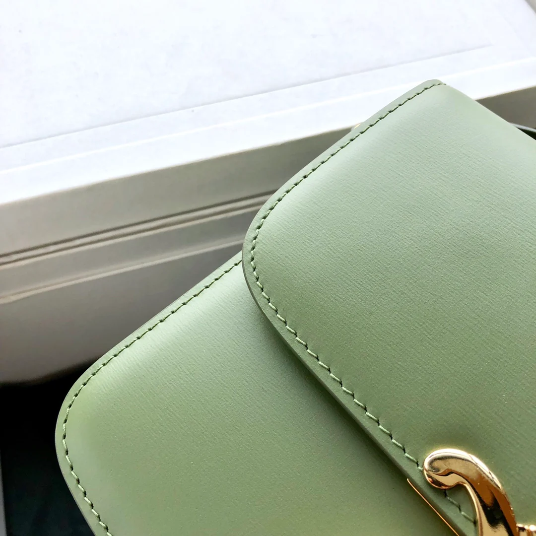 Сумка Celine Triomphe из телячьей кожи - подростковая - 18 - 5 см - 8