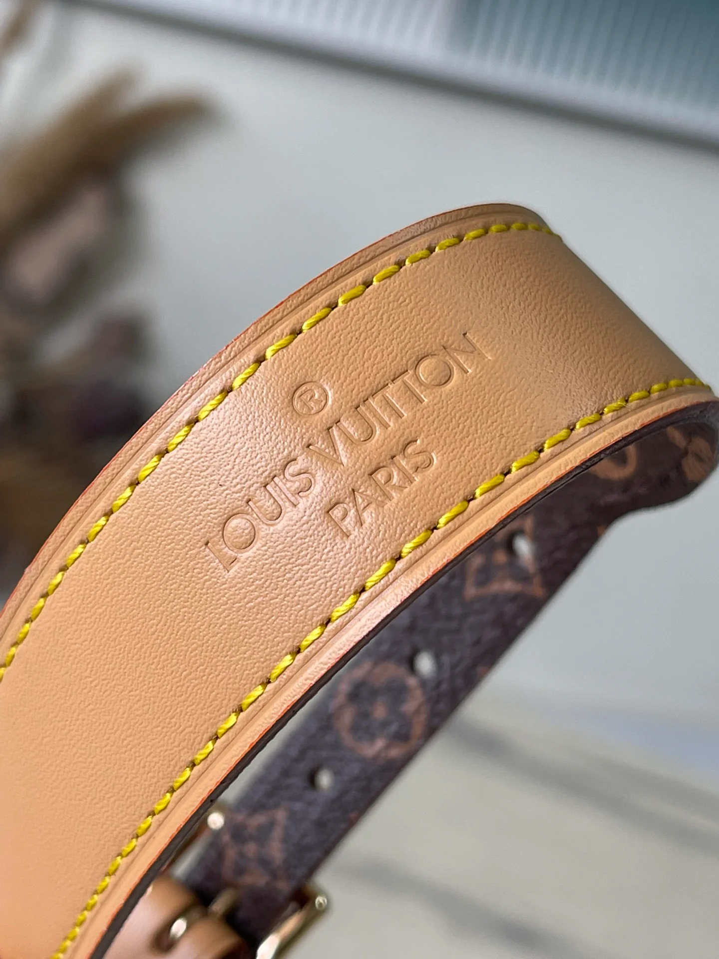 Сумка LV Carryallbb на цепочке из канваса - коричневая.