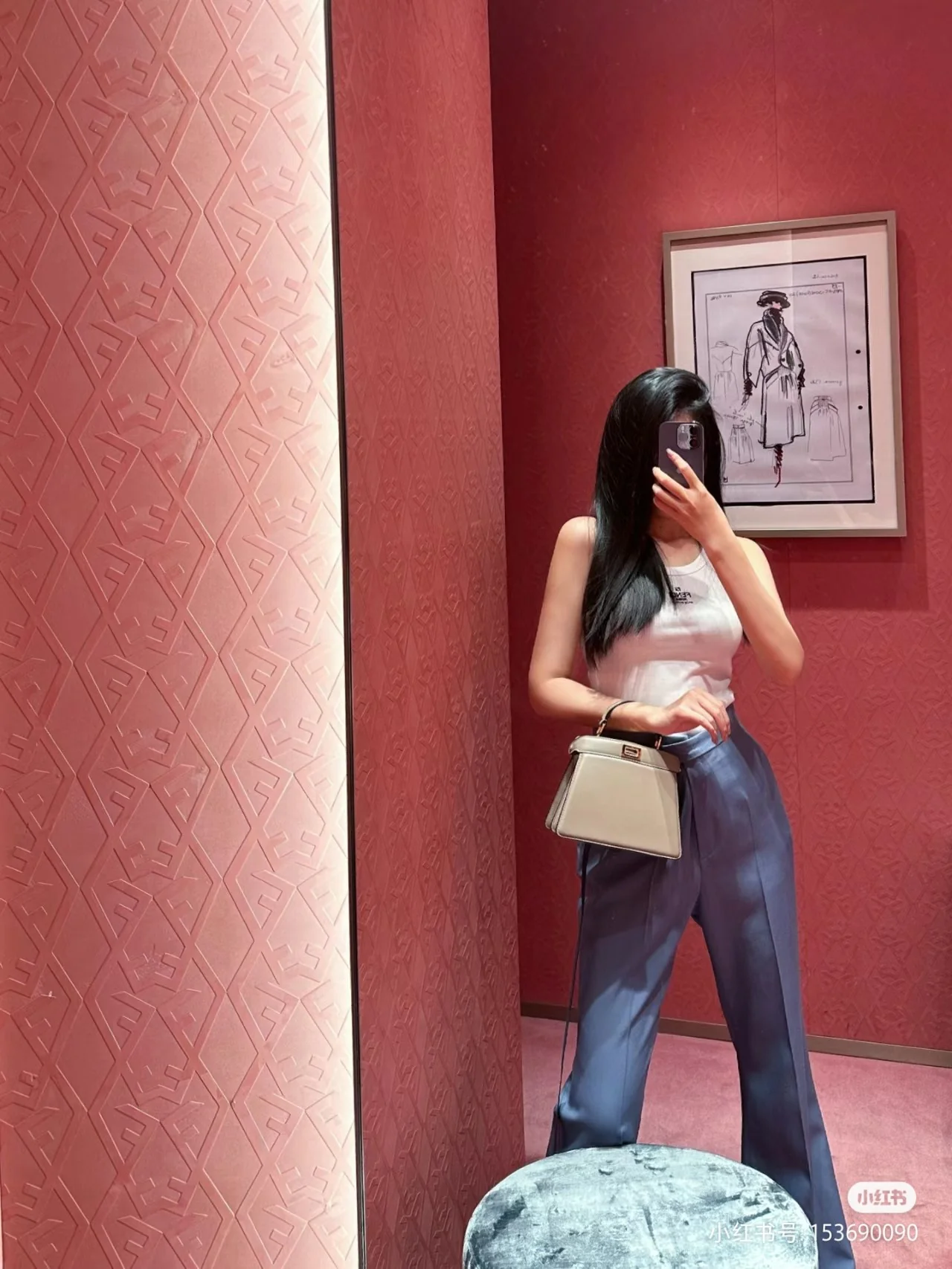 Фото Fendi Peekaboo i-see-u Small Khaki Body