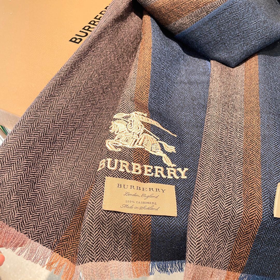 Кашемировый шарф Burberry - 180 см - 32 см - 1