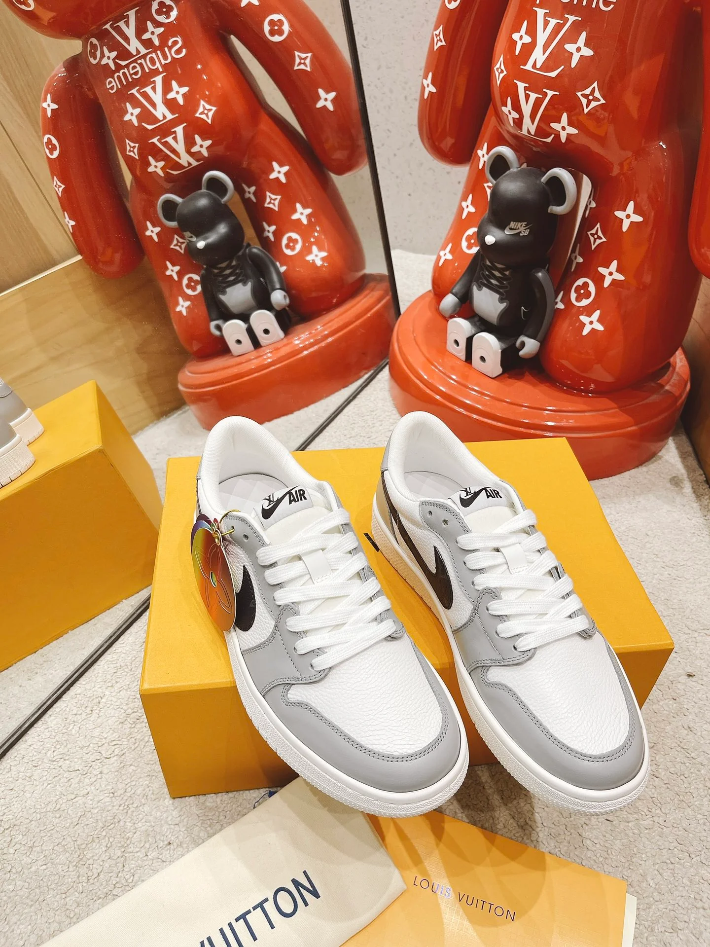 Обувь LV - коллаборация LV x Nike - повседневная обувь - 1