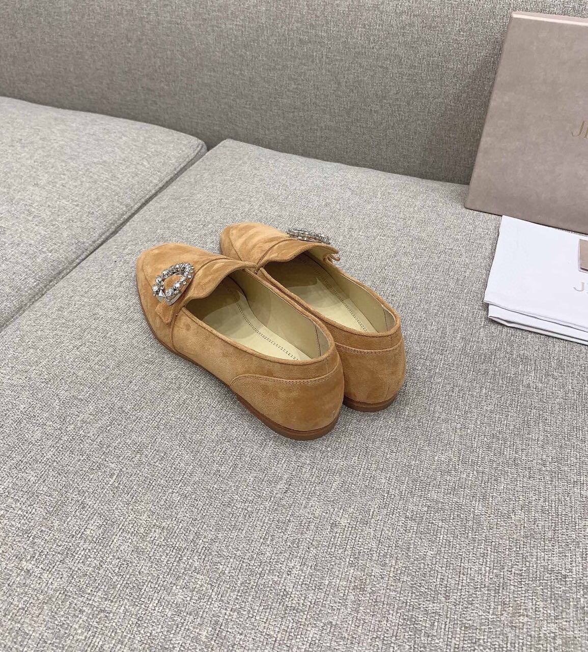 Лоферы Jimmy с пряжкой и стразами - 2 шт.