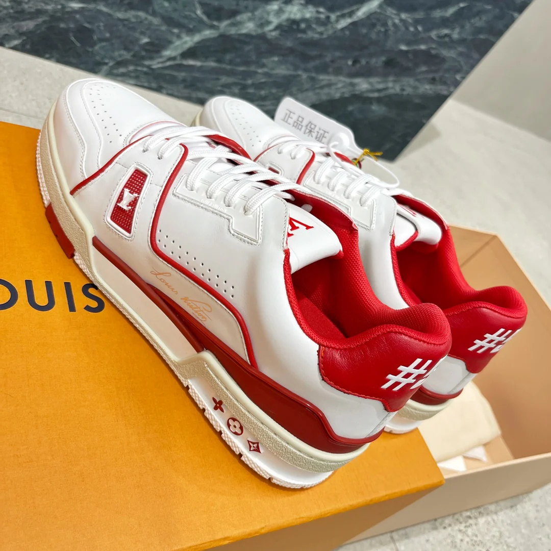 LV - Кожаные кроссовки - Повседневная обувь - Мужские - 5