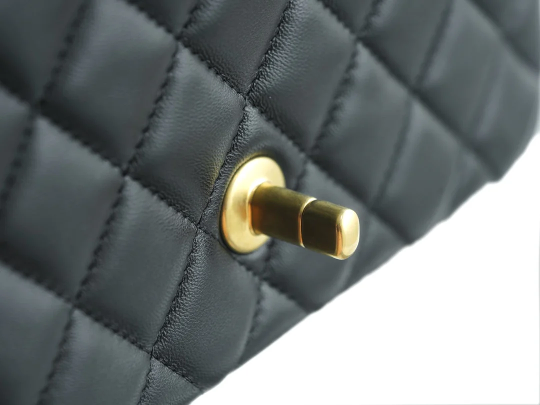 Chanel 23c Gold Ball Mini Black