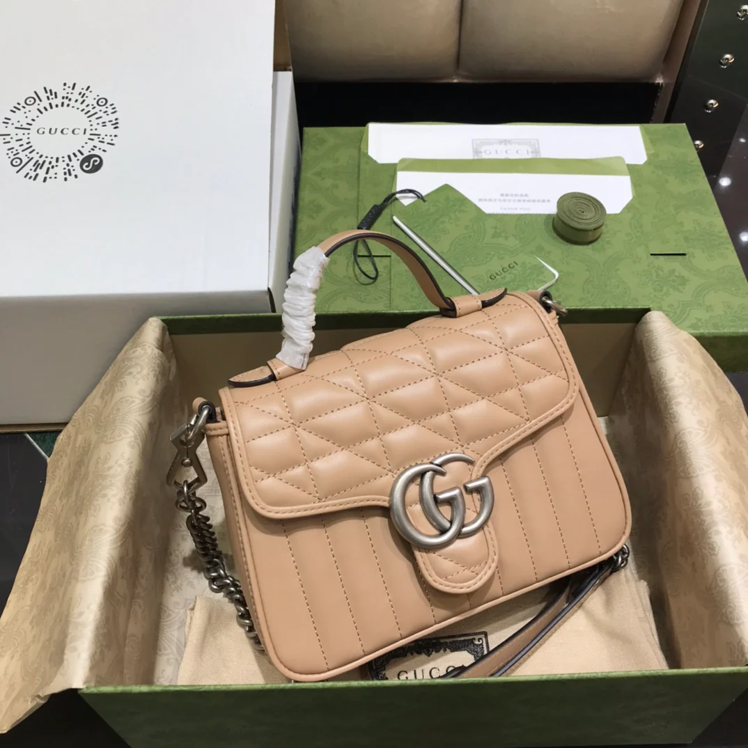 Сумка Gucci Marmont из геометрической серии - 2