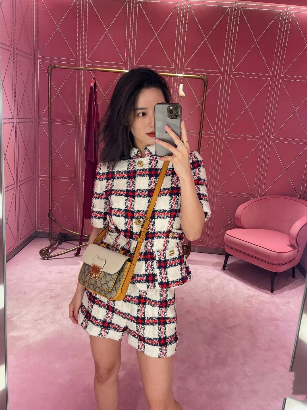 Сумка-мессенджер Gucci с замком