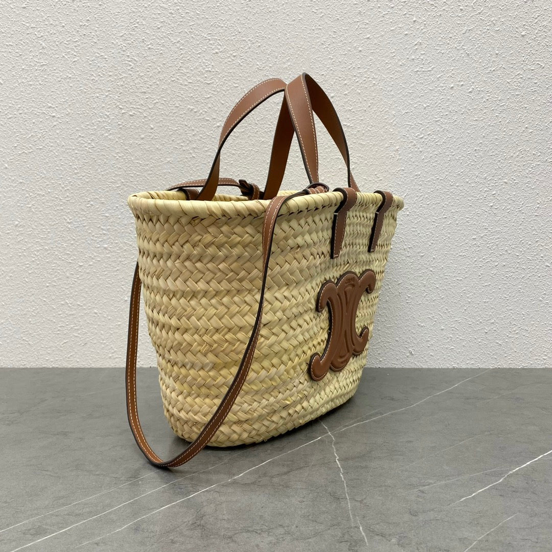 Плетеная сумка-ведро Celine - большая