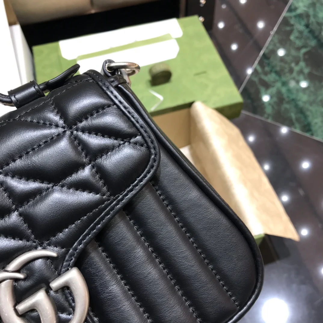 Сумка Gucci Marmont из геометрической серии - 3