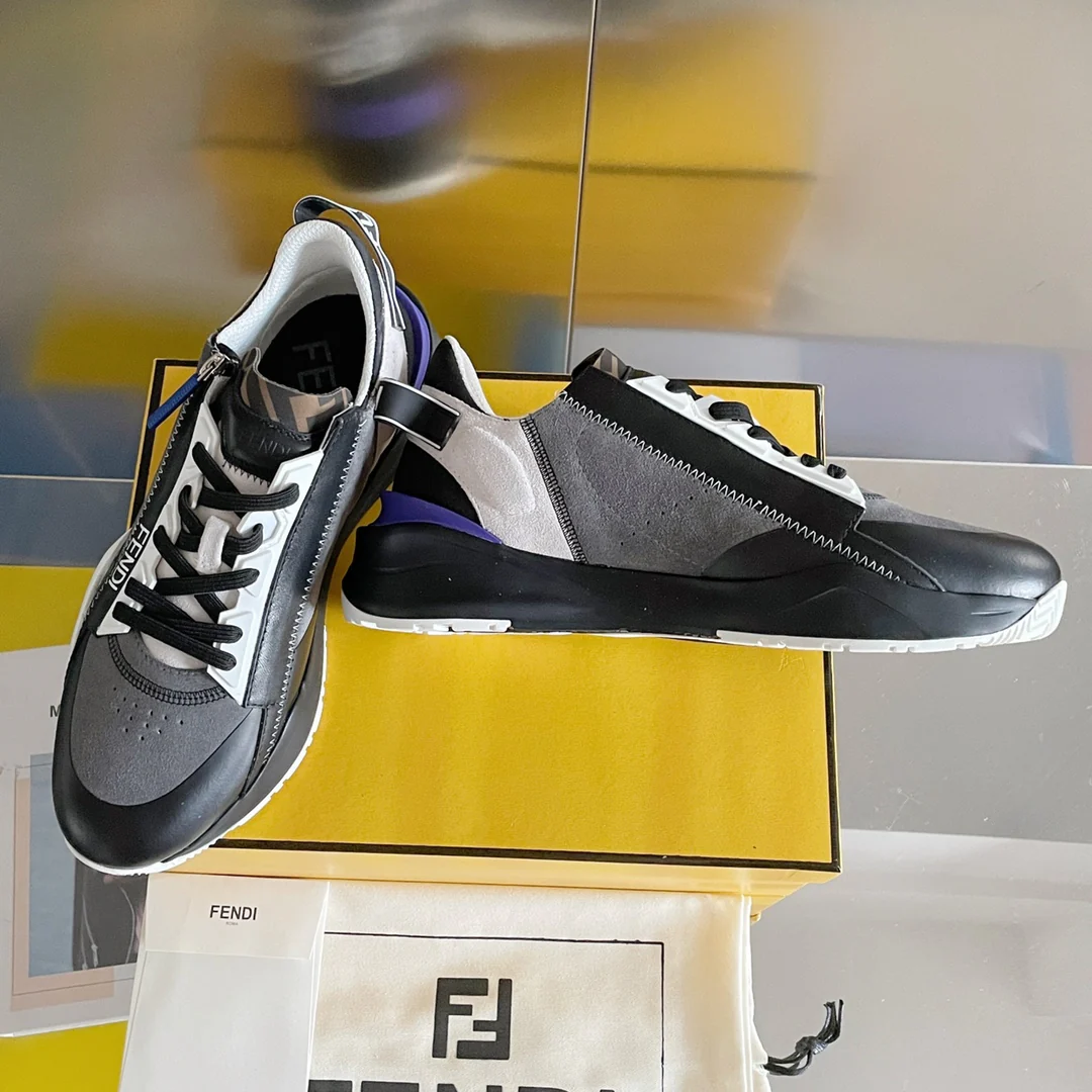 Fendi - Повседневные кроссовки - Серые