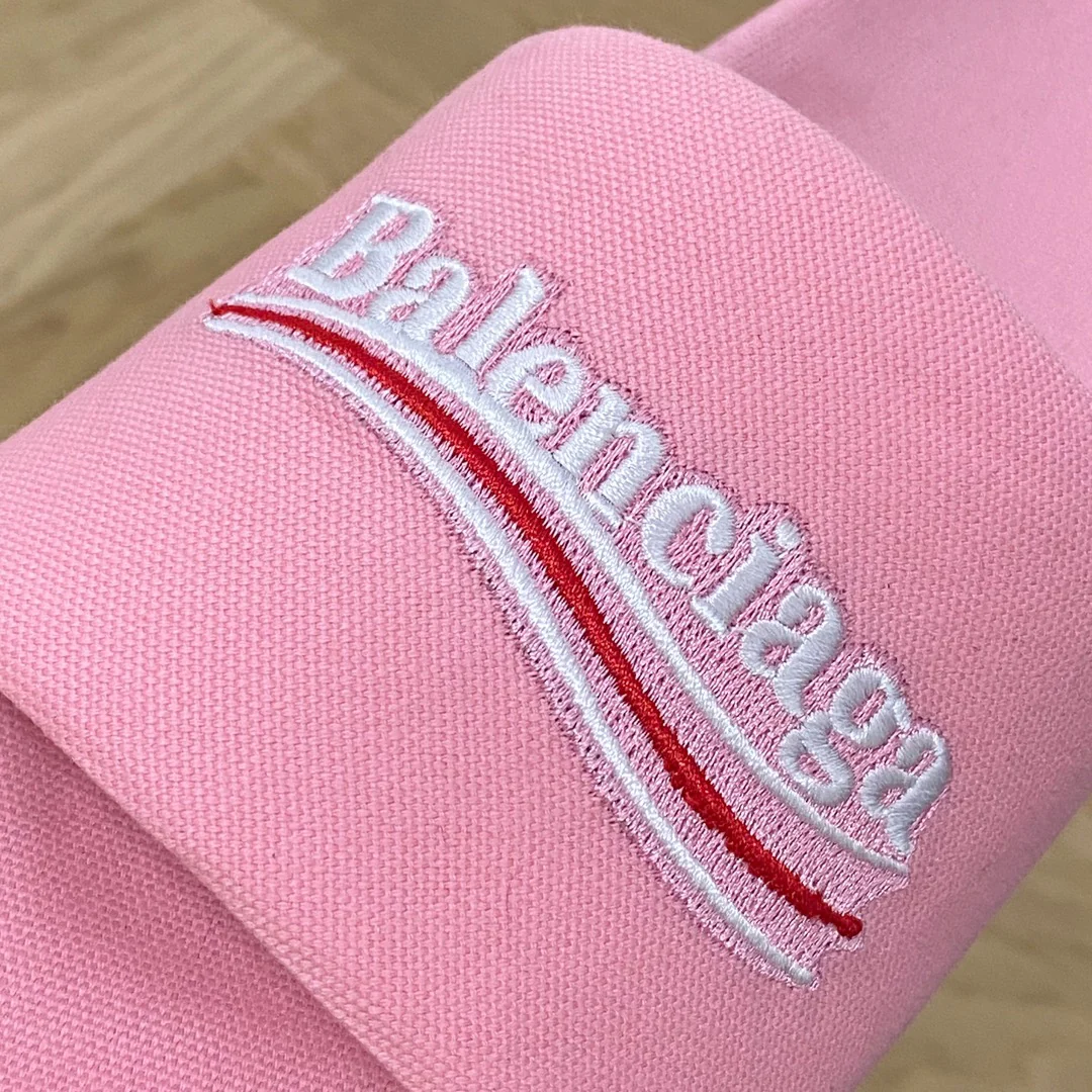 Balenciaga - Розовые тапочки - 1