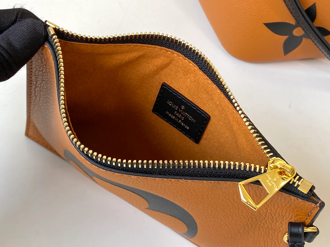 сумка-ведро lv-m56888-caramel-neonoe-medium