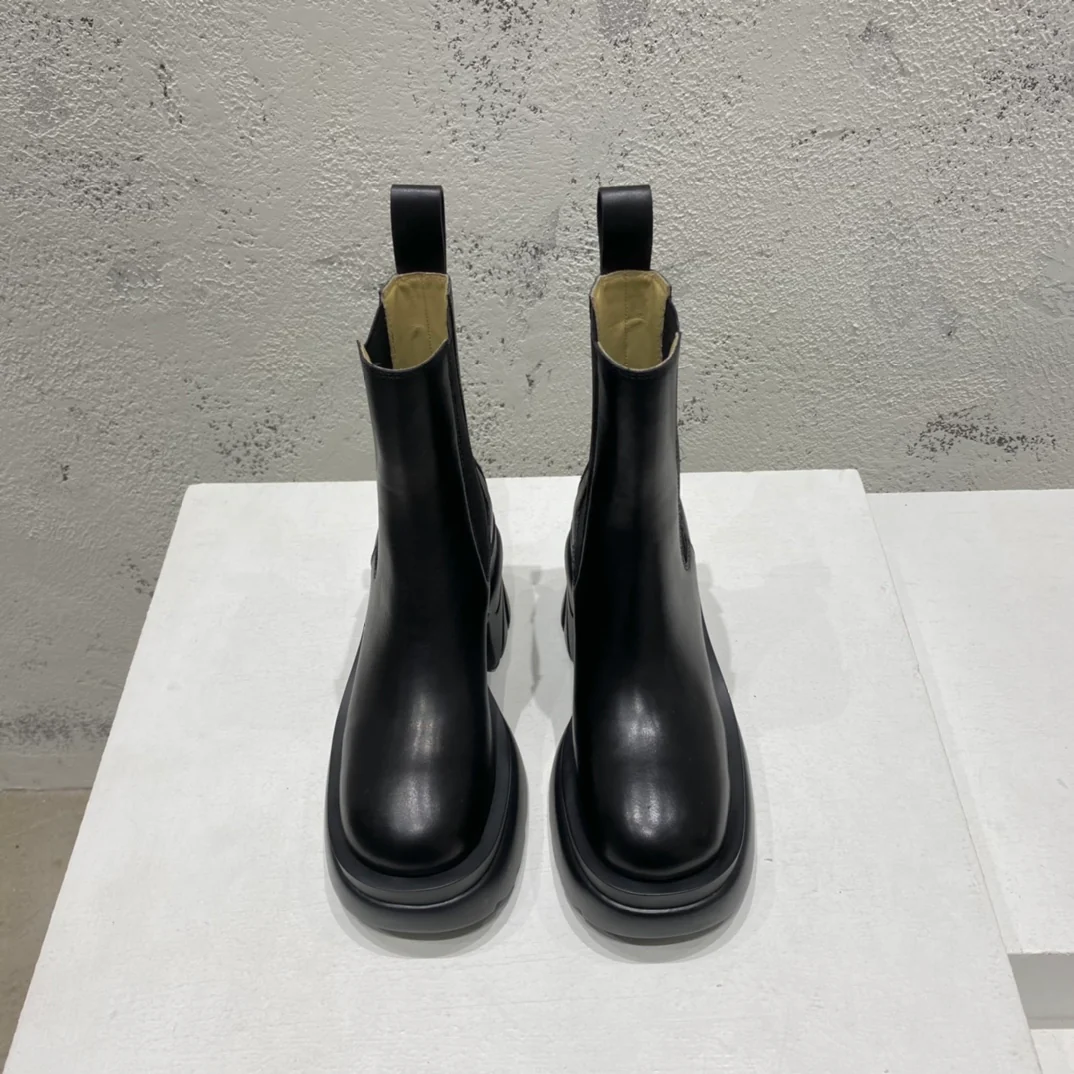 Ботинки на платформе средней высоты BV-22ss - Размеры 35-39-40-41 (Возможен индивидуальный пошив) - 1