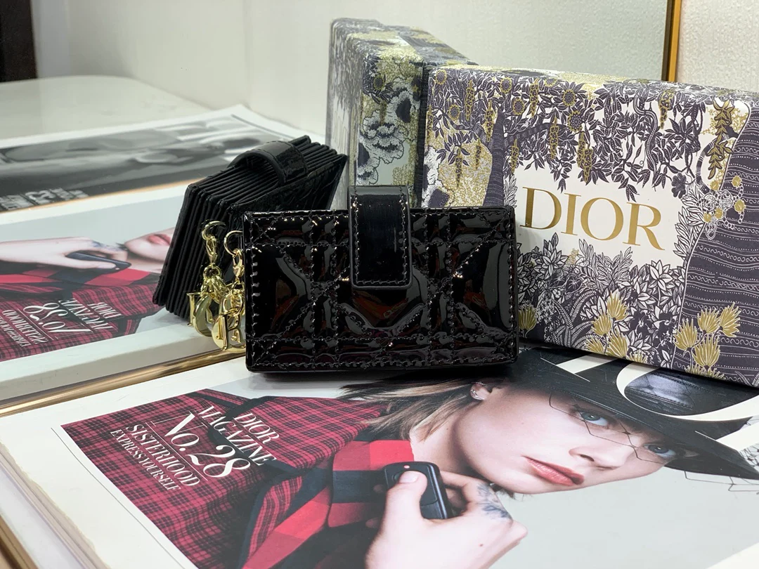Dior 风琴卡包-10.5cm