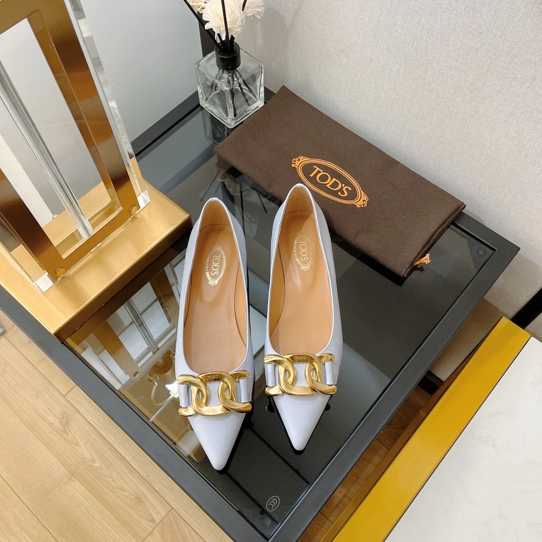 Туфли-балетки Tods с острым носком - 2