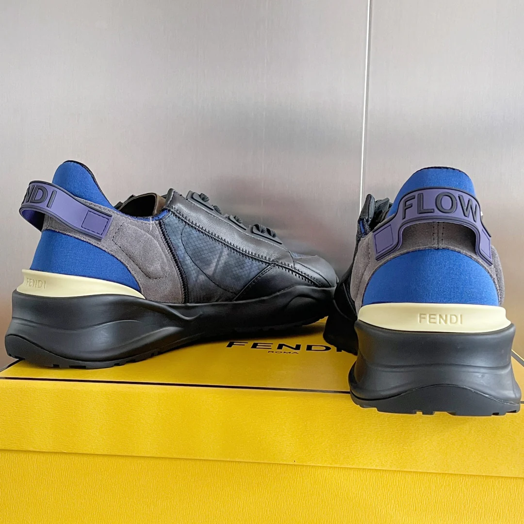 Fendi - Повседневные кроссовки - Серо-голубые