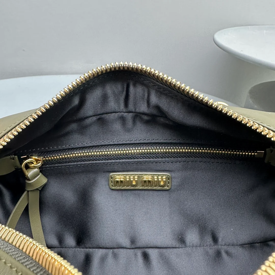 Сумка для боулинга Miu Miu - Маленькая - Зеленая