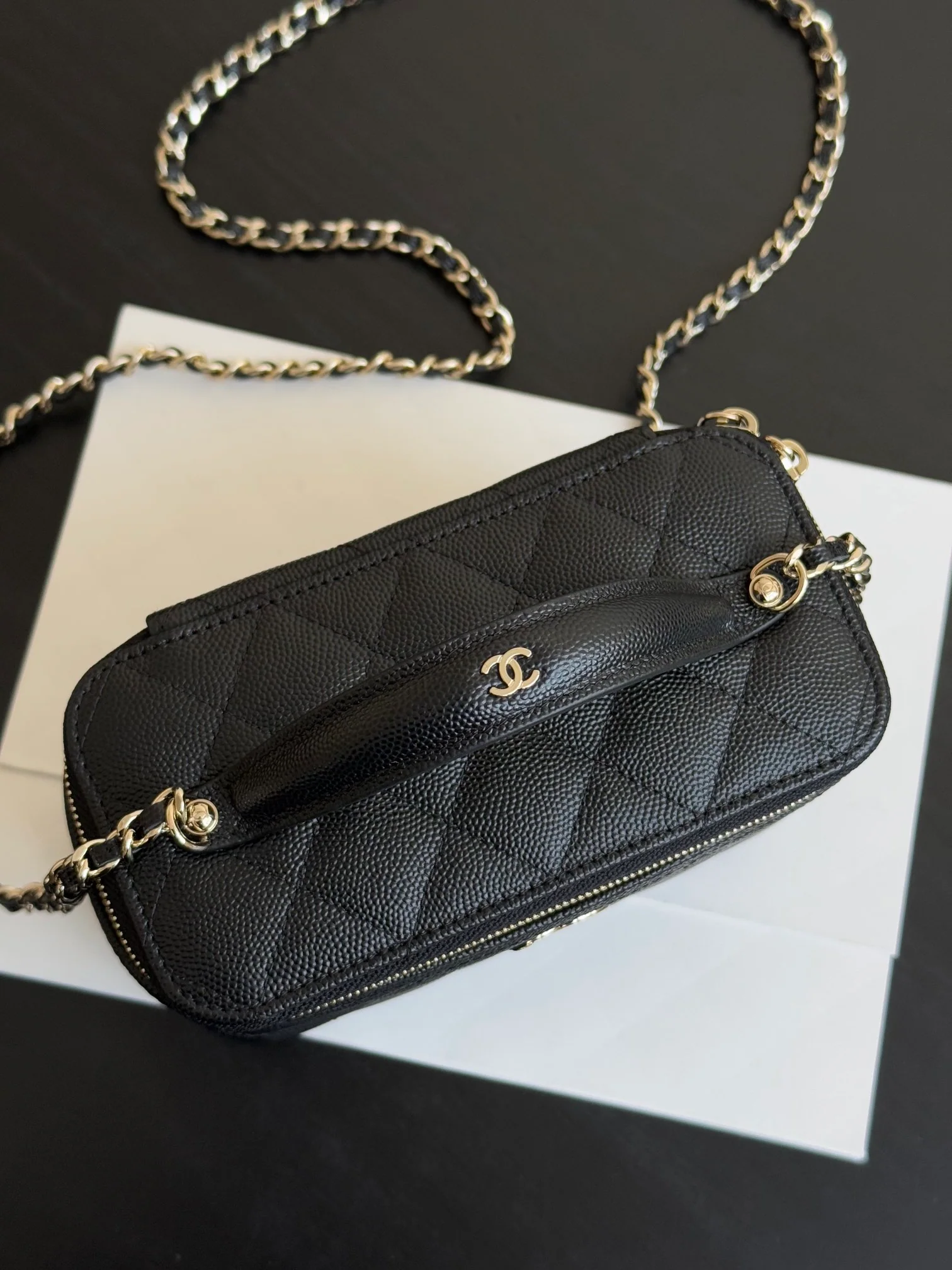 Сумка-ланчбокс Chanel 25c - черная