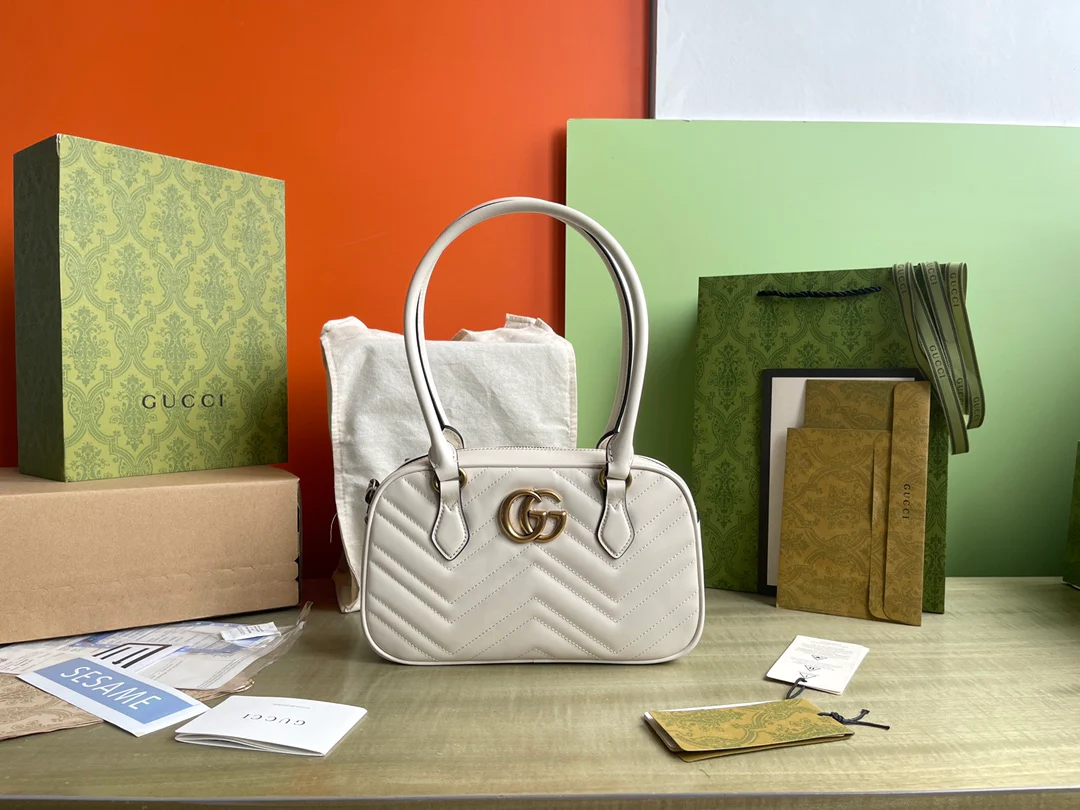 Сумка Gucci Marmont - белая