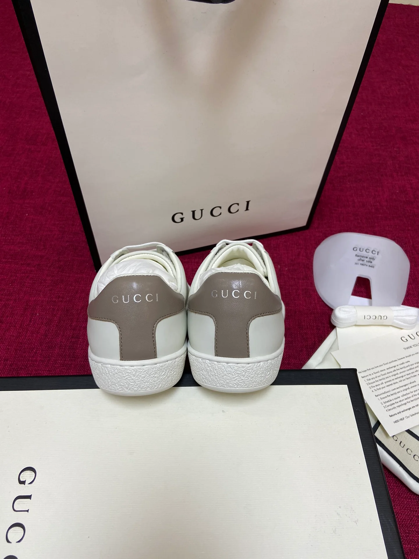 Gucci - Белые кроссовки - Кроссовки - Повседневная обувь - 13