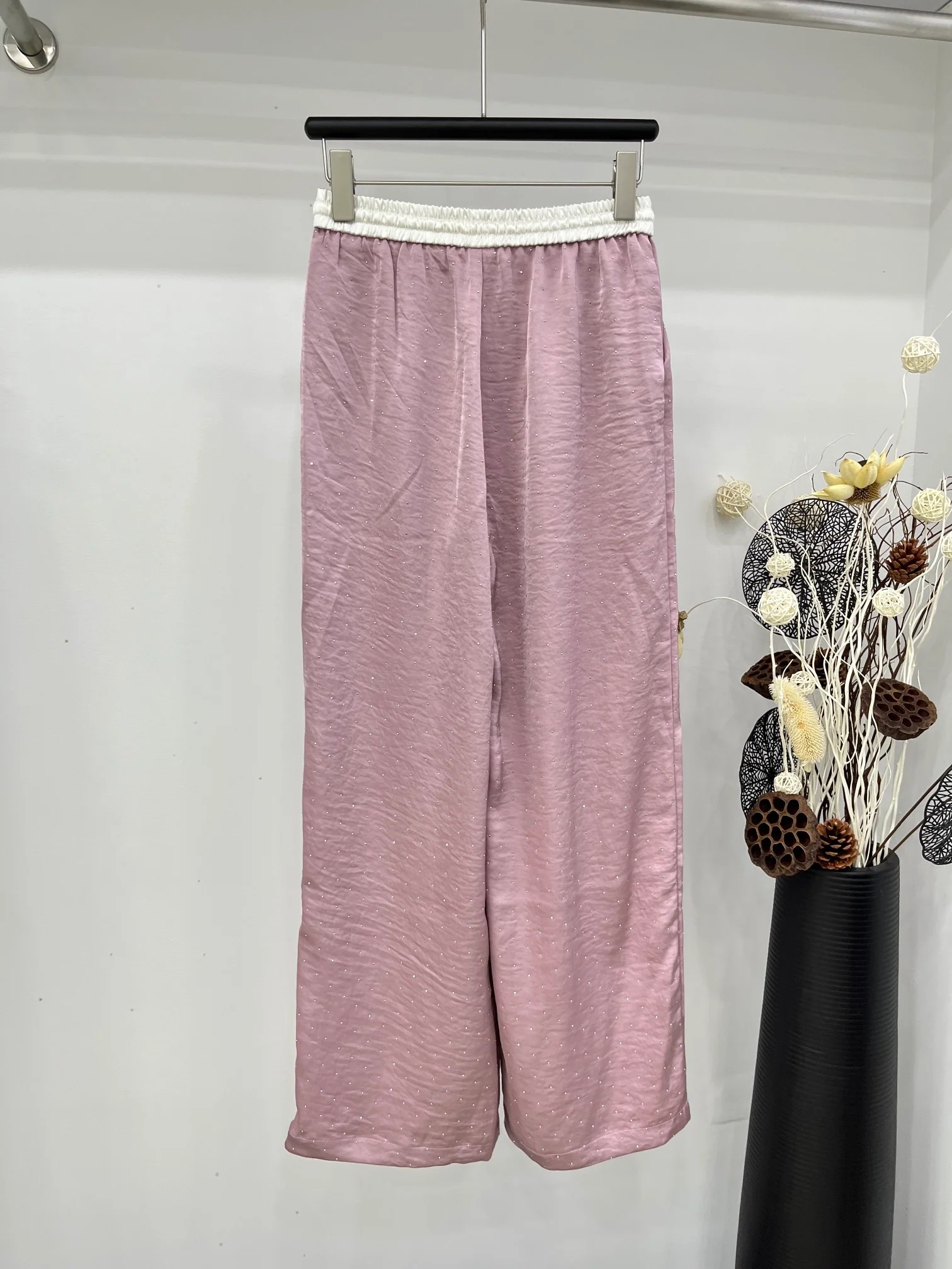 Miu Miu - 2404-24 Новые повседневные брюки - Розовые