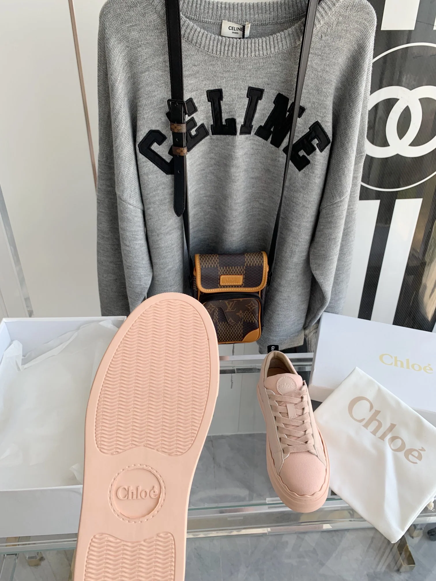 Кроссовки на платформе Chloe - повседневная обувь