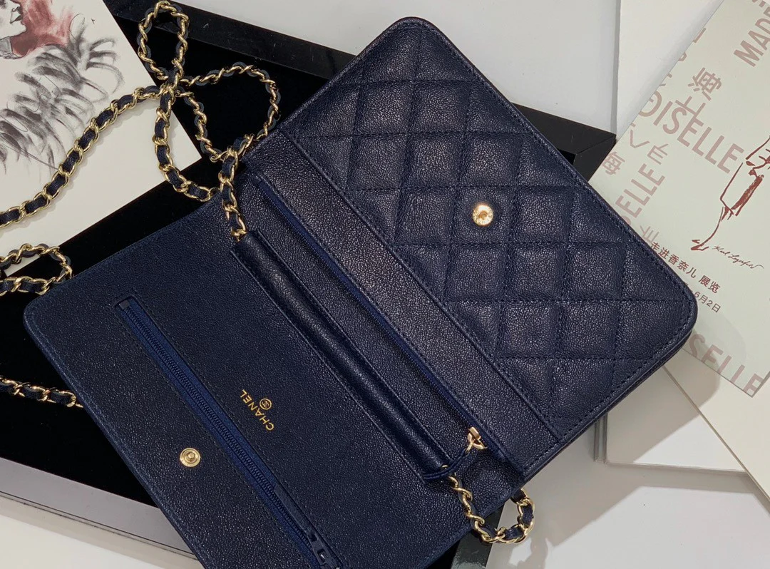 Пряжка Chanel WOC с узором ?Кунжут? из светлого золота - 3 шт.