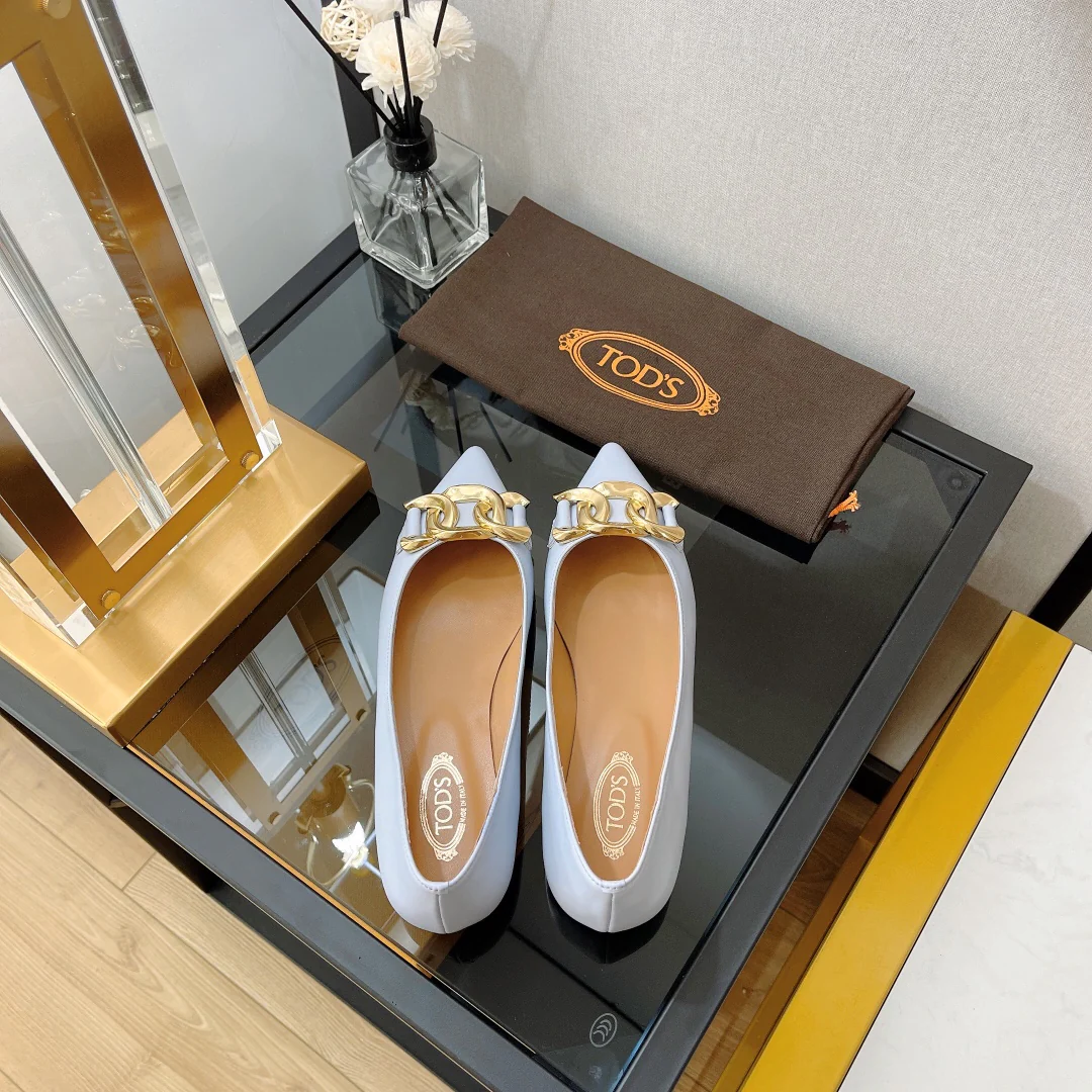 Туфли-балетки Tods с острым носком - 2