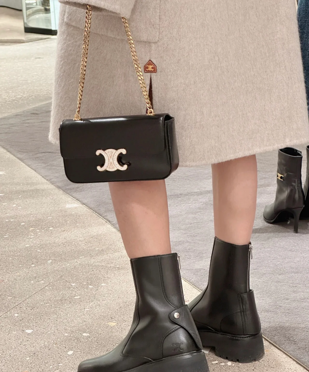 Celine - Diamond Arc de Triomphe - Сумка на плечо с цепочкой