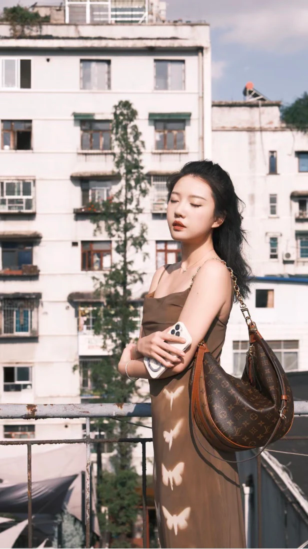 m46311-LV-loop-hobo-monogram большая сумка-полумесяц