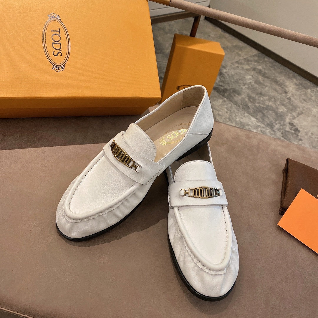 Двусторонние лоферы из мягкой кожи Tods