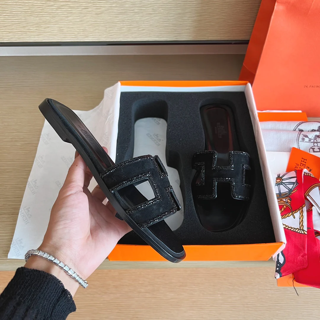 Сандалии Hermes-h Flat Sandals-7