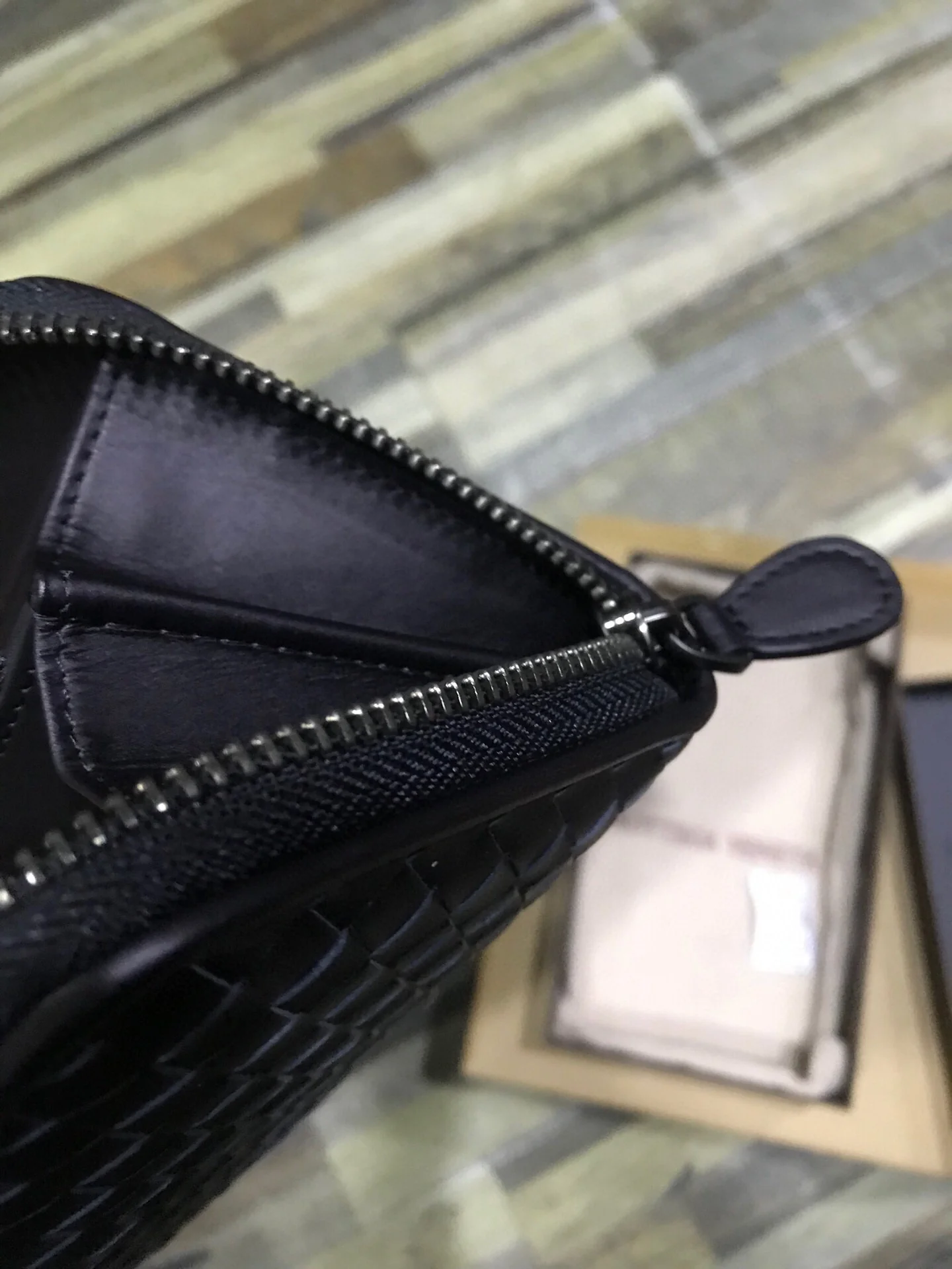 BV 拉链长夹-意大利原厂胎牛皮