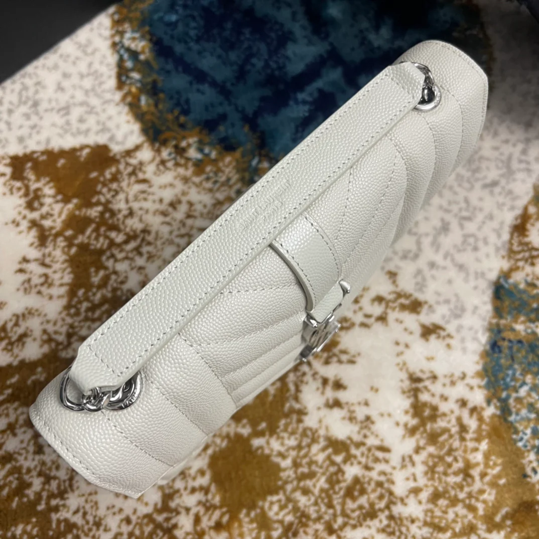 Сумка-конверт YSL с монограммой и икрой, V-образной ромбовидной стёжкой - 3 шт.