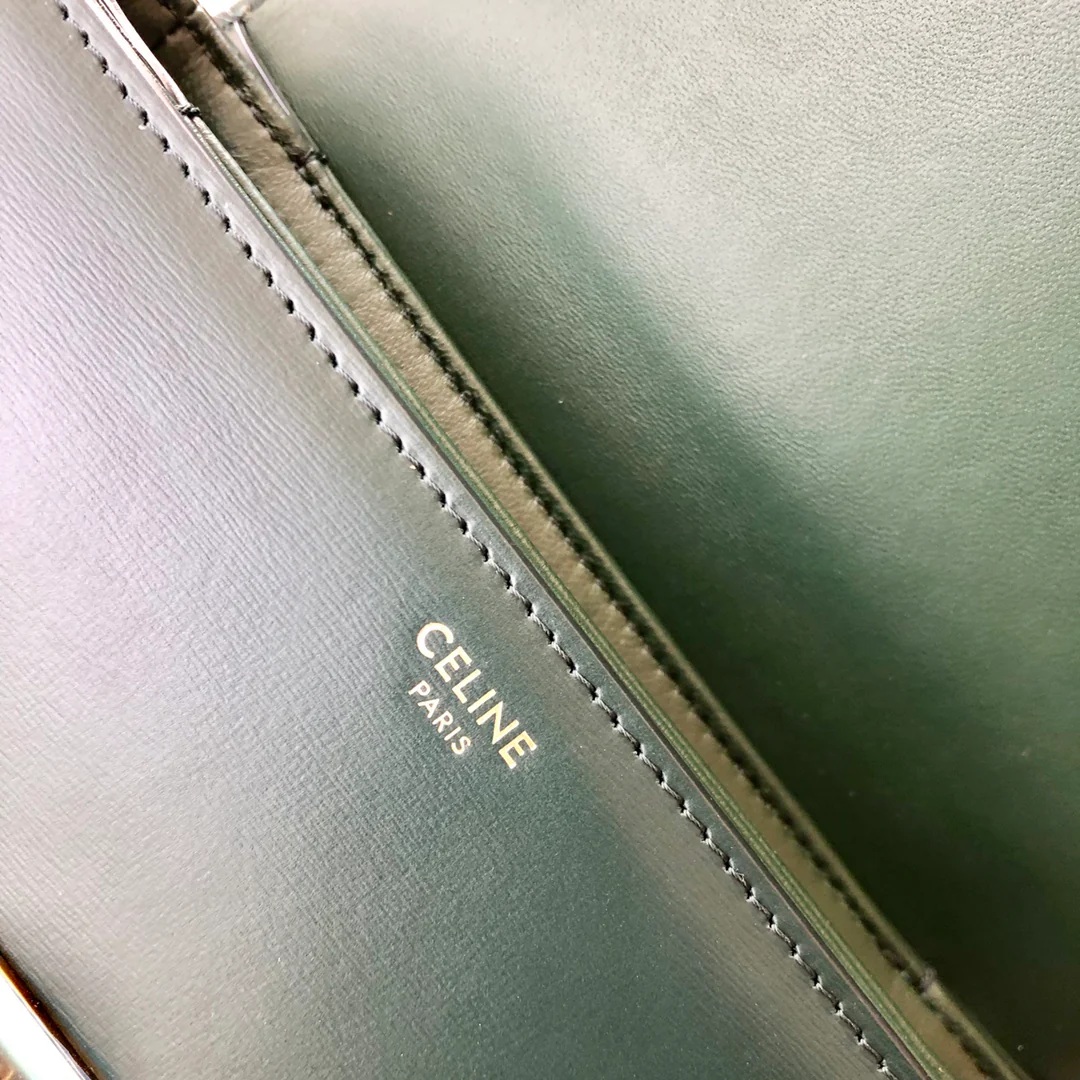 Сумка Celine Triomphe из телячьей кожи - подростковая - 18 - 5 см - 9