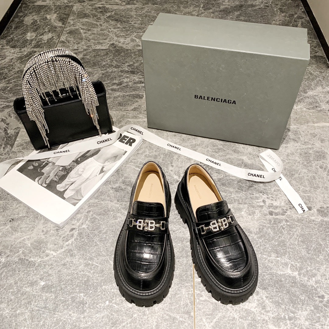 Balenciaga - Туфли на платформе - Лоферы