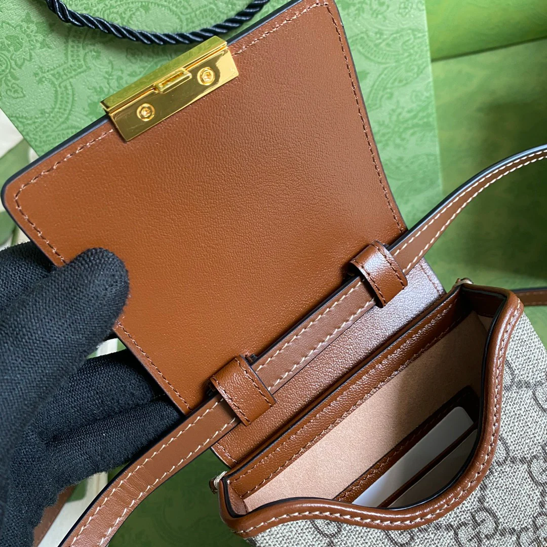 Чехол для телефона Gucci с цепочкой и замком - 1 шт.