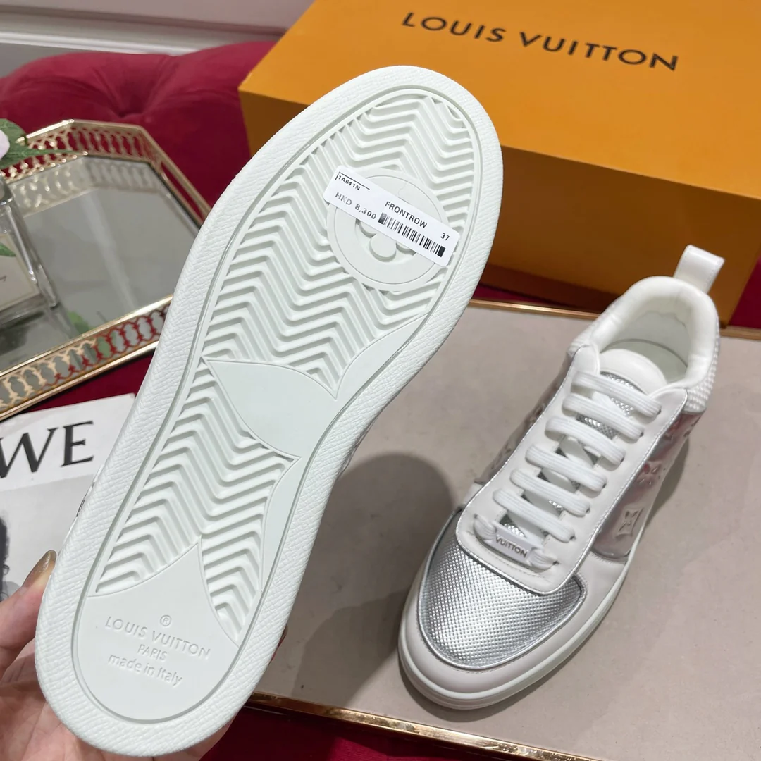 Обувь LV - кроссовки LV - низкие - повседневная обувь - серебристый