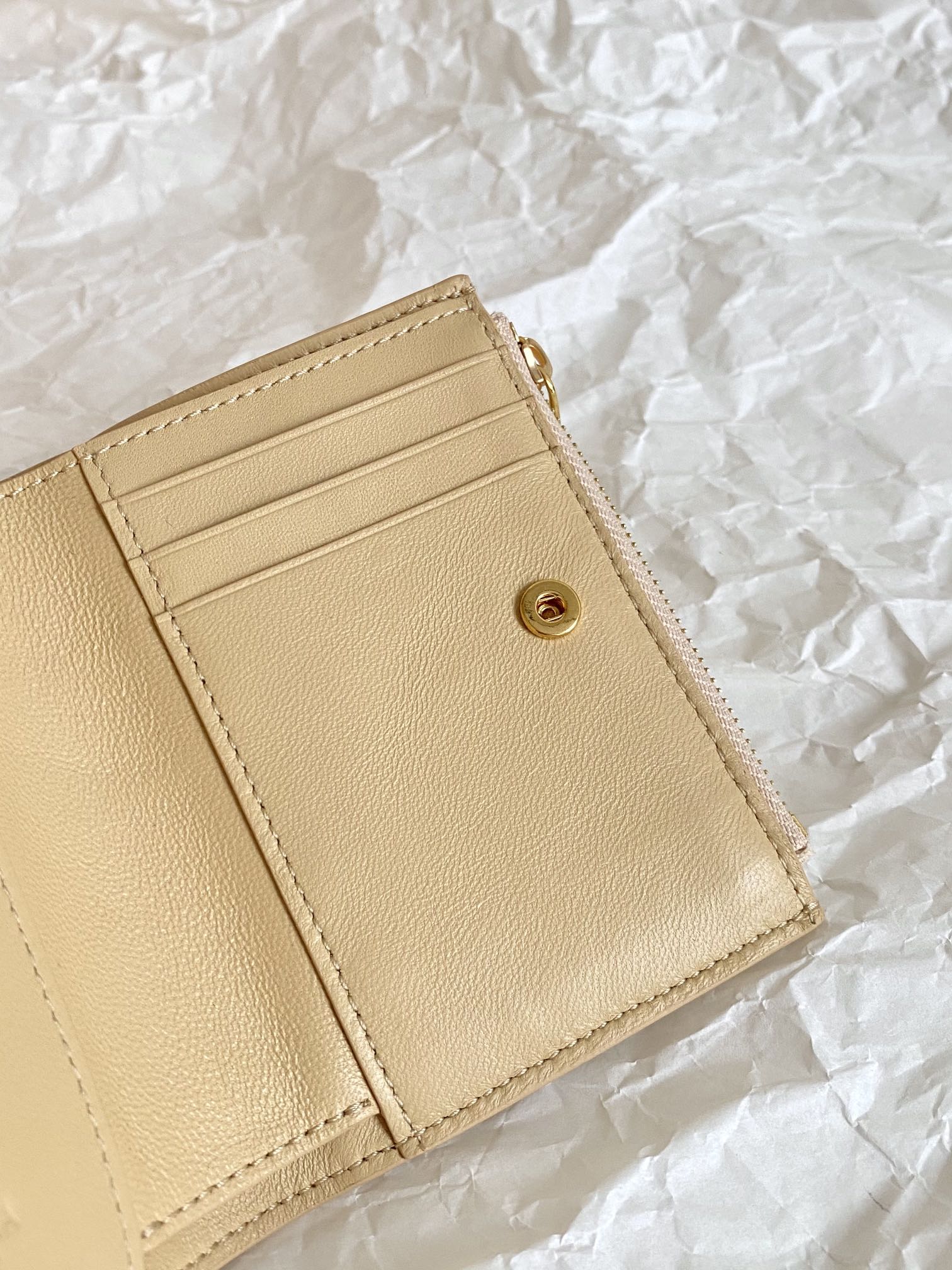 BV-bv大格子 短夹钱包 11.5×9×1cm