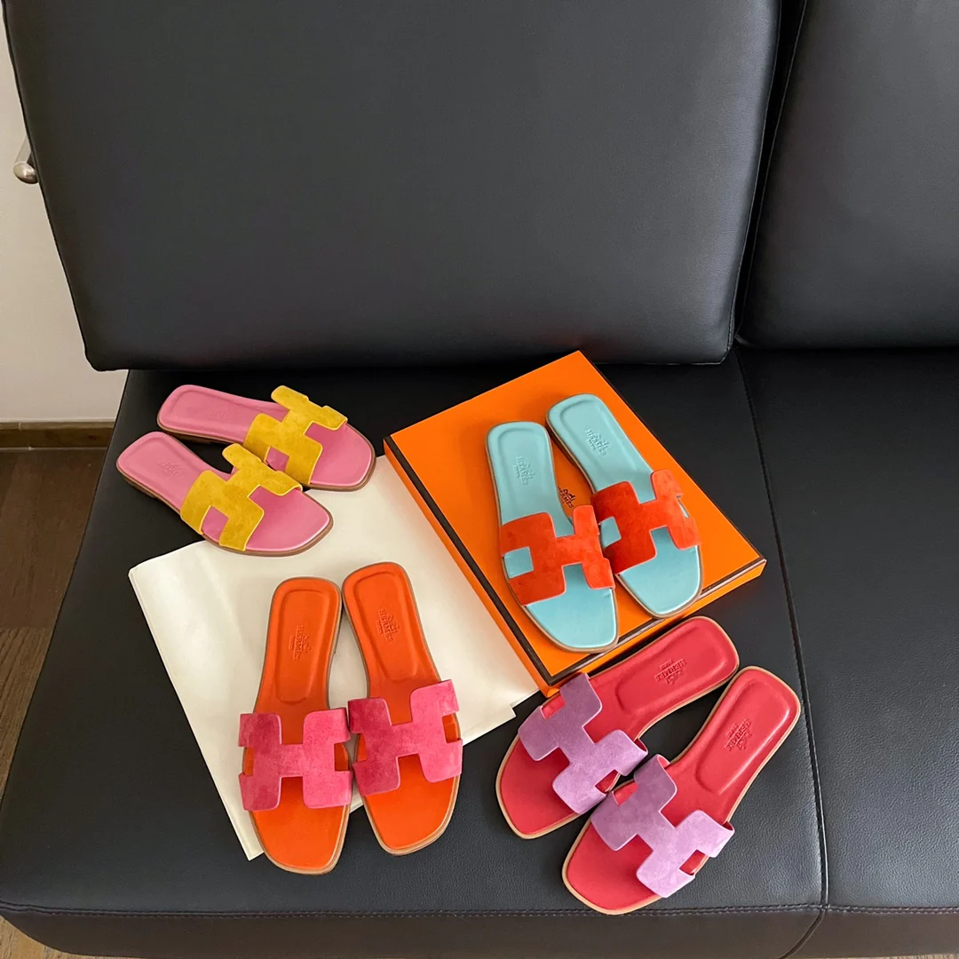 Новинки весенней коллекции Hermes - тапочки