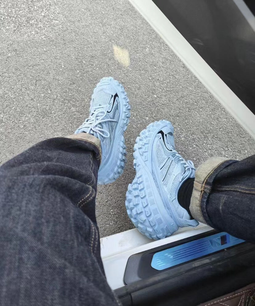 Массивные кроссовки Balenciaga в стиле автомобильных шин - унисекс - синие