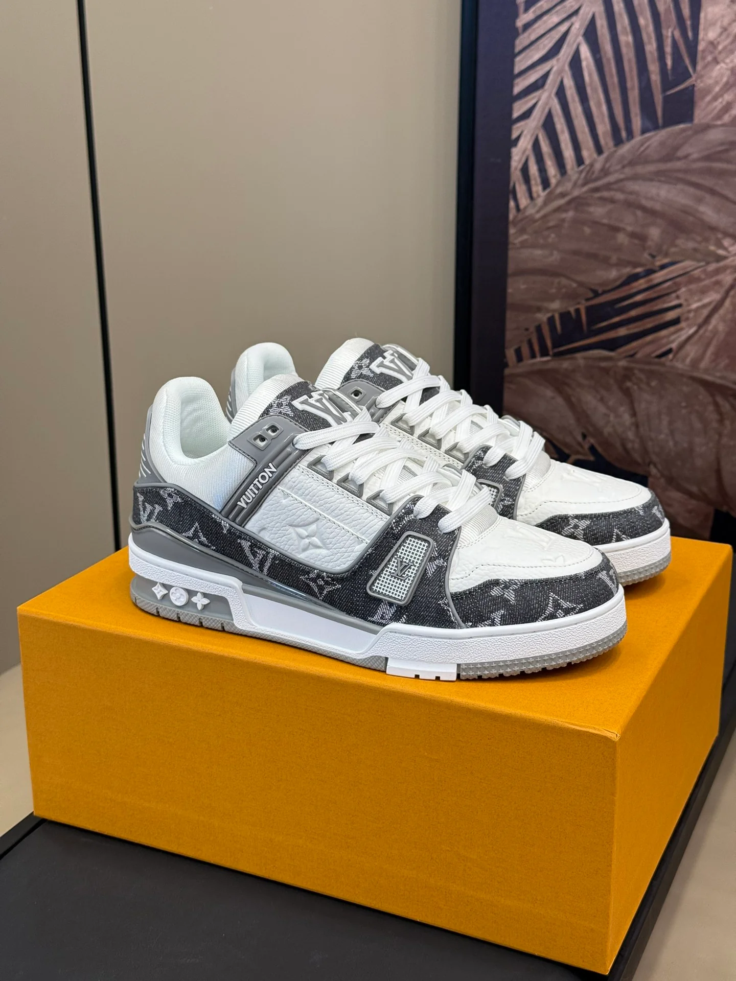 Скейтбордные кроссовки LV-2024 - Серые - 1