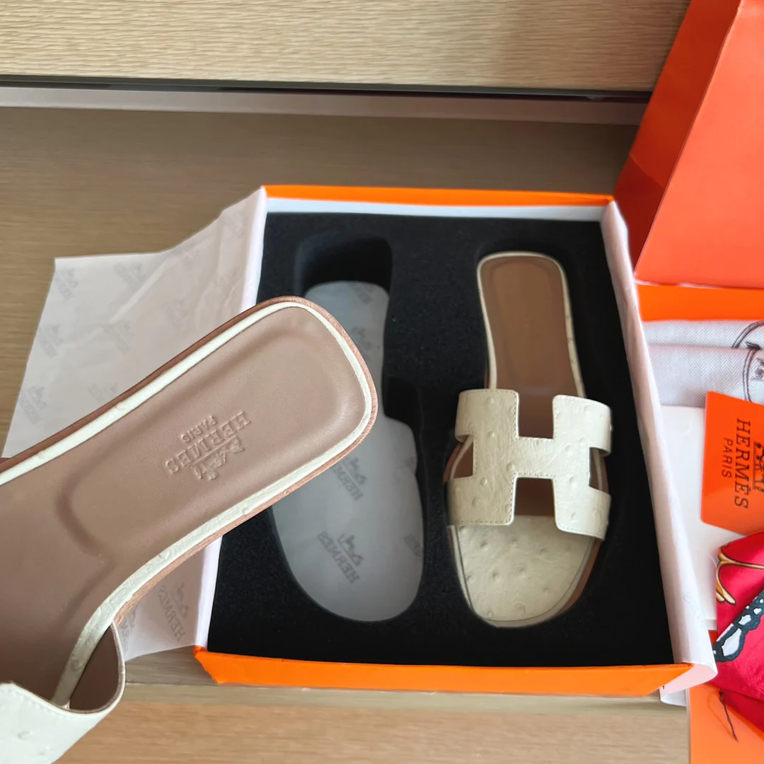Сандалии Hermes-h Flat Sandals-3