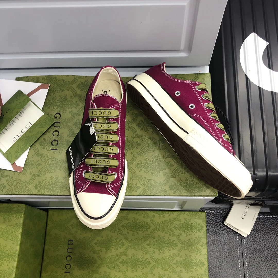 Кед Gucci из парусины - 4