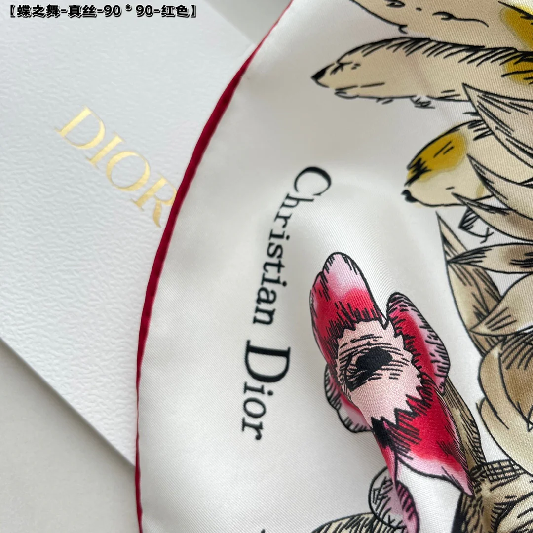 Dior - Шелковый шарф 