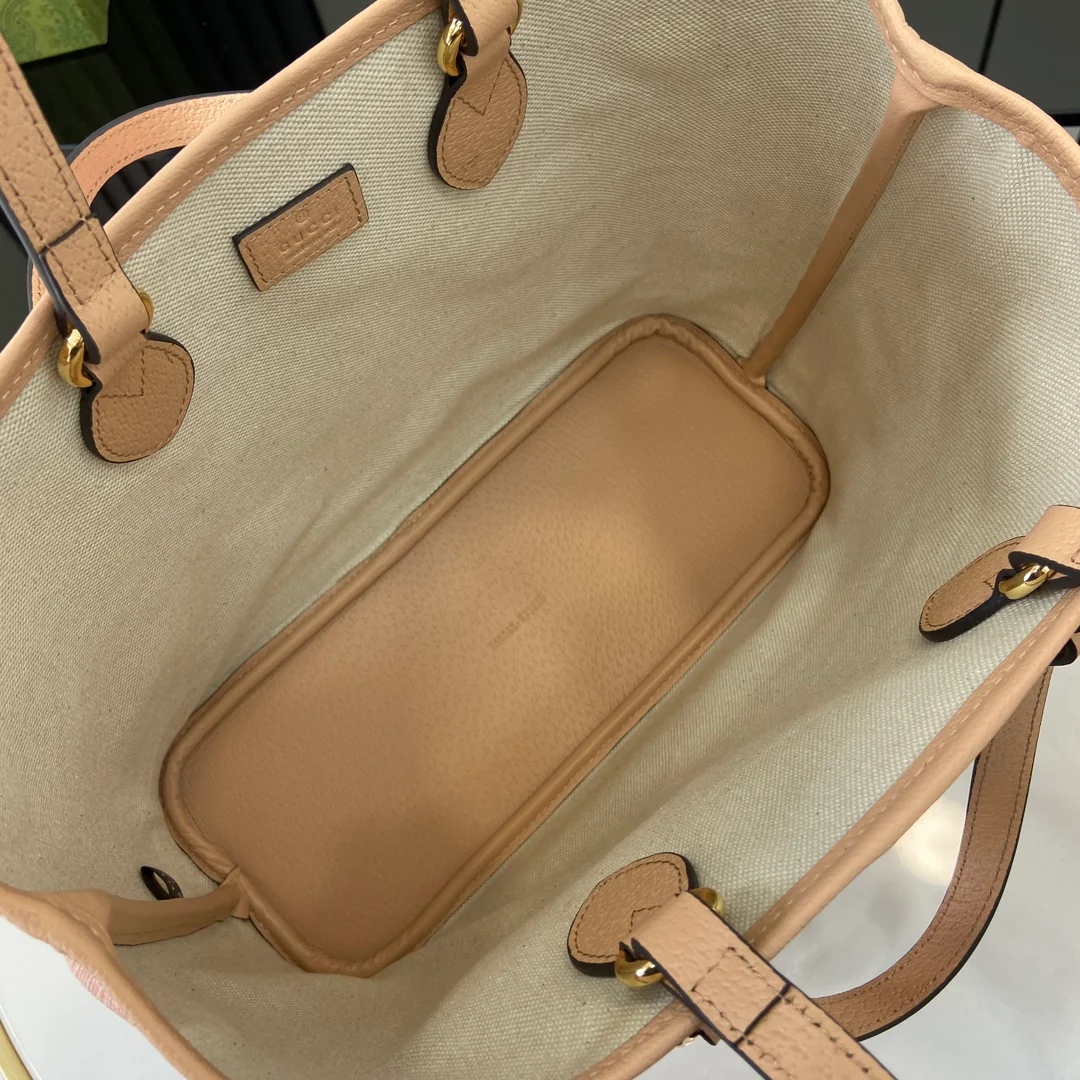 Маленькая сумка-тоут Gucci Ophidia - розовая