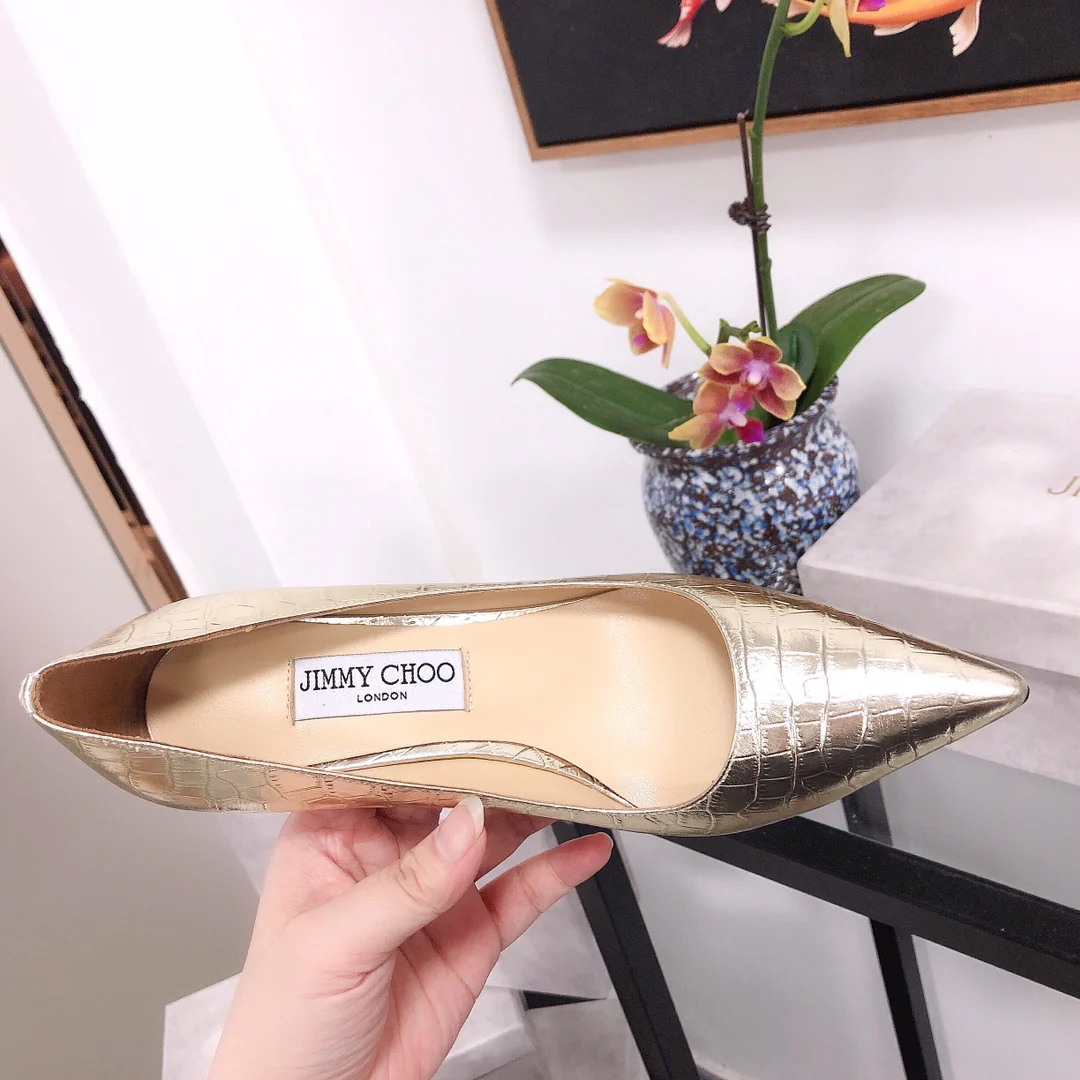 Jimmy - Туфли на высоком каблуке необычной формы - Узор 