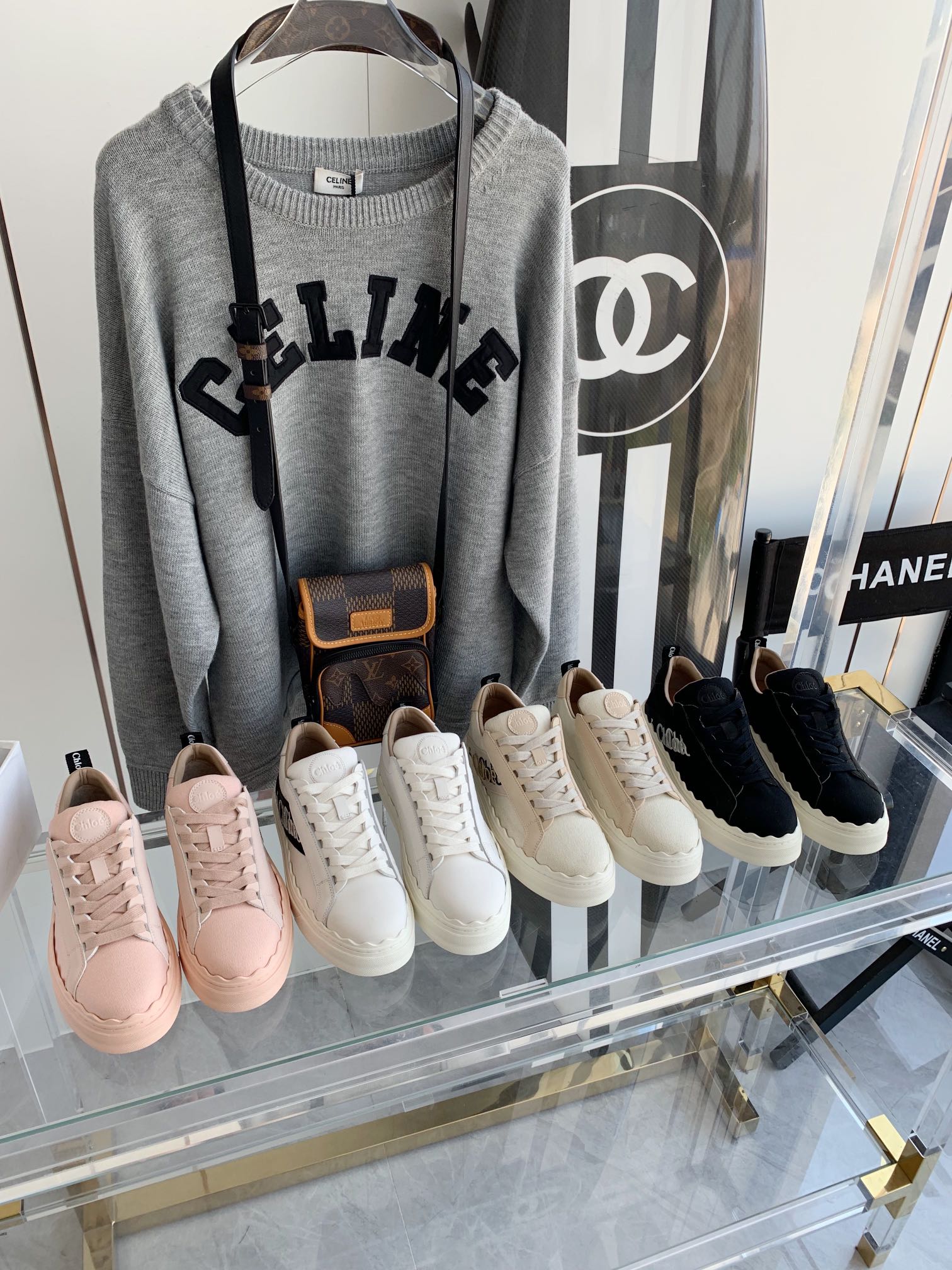 Кроссовки на платформе Chloe - повседневная обувь