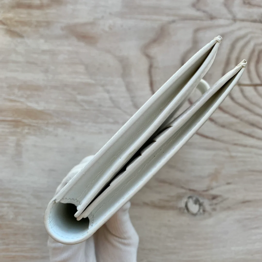 Длинный кошелек Celine - Кошелек с ремешком из крупнозернистой телячьей кожи - 13