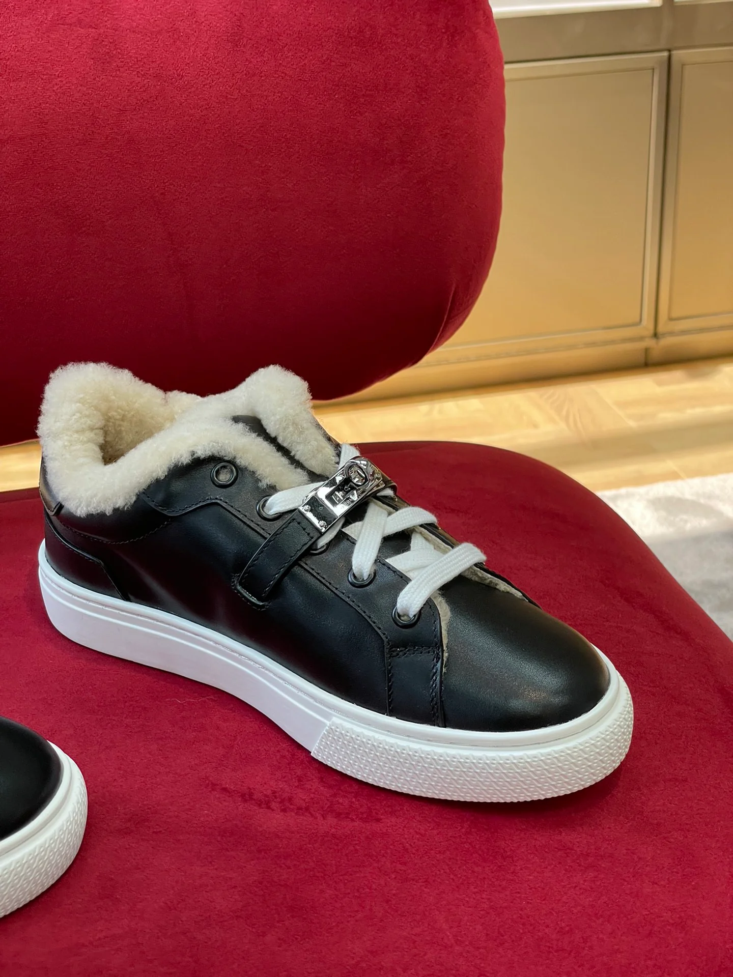 Шерстяные кроссовки Hermes 2022 года