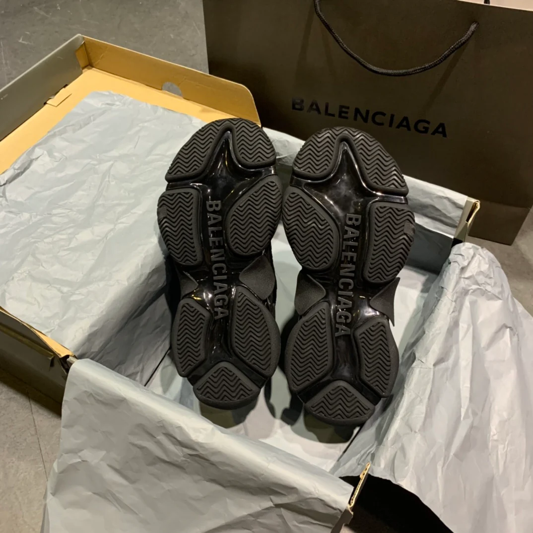 Li Shi - Папины кроссовки - Подошва с воздушной подушкой - Черные